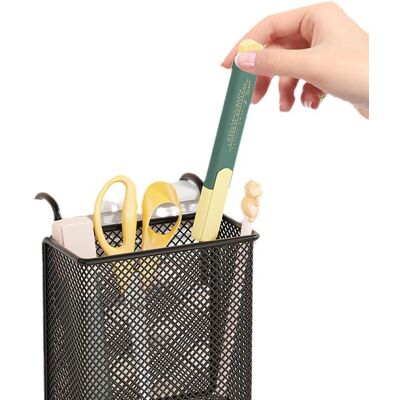 OEM Scatola Portaoggetti Da Appendere - Portapenne In Rete Metallica Per Ufficio, Casa, Scuola - Nero (quadrato) OEM Scatola Portaoggetti Da Appendere - Portapenne In Rete Metallica Per Ufficio, Casa, Scuola - Nero (quadrato)