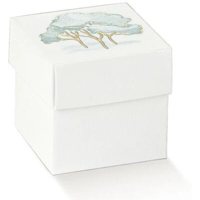 SCOTTON Fc Scatolina Intrecci Verde Stampa Caldo 5x5x5 Cm 10 Pz SCOTTON Fc Scatolina Intrecci Verde Stampa Caldo 5x5x5 Cm 10 Pz