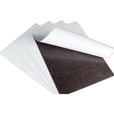 OEM Foglio Magnetico Autoadesivo Nero, Formato A4 Con Colla Da 2 Mm - Hunter OEM Foglio Magnetico Autoadesivo Nero, Formato A4 Con Colla Da 2 Mm - Hunter