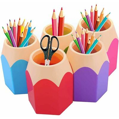 OEM Set Di 5 Portapenne In Colori Assortiti, Vaso Per Penne, Portamatite, Porta Pennelli Per Il Trucco, Organizer Da Scrivania, Organizer Per Cancelleria. OEM Set Di 5 Portapenne In Colori Assortiti, Vaso Per Penne, Portamatite, Porta Pennelli Per Il Trucco, Organizer Da Scrivania, Organizer Per Cancelleria.