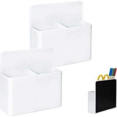 OEM Set Di 2 Portapenne Magnetici Per Lavagna Bianca Con Divisorio Rimovibile, Organizer Per Penne Per Lavagna Bianca, Adatti Per Frigoriferi, Lavagne Magnetiche, Casa, Ufficio, Scuola (bianco) OEM Set Di 2 Portapenne Magnetici Per Lavagna Bianca Con Divisorio Rimovibile, Organizer Per Penne Per Lavagna Bianca, Adatti Per Frigoriferi, Lavagne Magnetiche, Casa, Ufficio, Scuola (bianco)