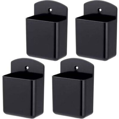 OEM Scatole Portaoggetti Autoadesive, Supporti Autoadesivi Per Telecomandi, Supporto Per Telecomando Da Parete Per Controller, Scatola Organizer Portapenne Nera Per Pennelli E Penne OEM Scatole Portaoggetti Autoadesive, Supporti Autoadesivi Per Telecomandi, Supporto Per Telecomando Da Parete Per Controller, Scatola Organizer Portapenne Nera Per Pennelli E Penne