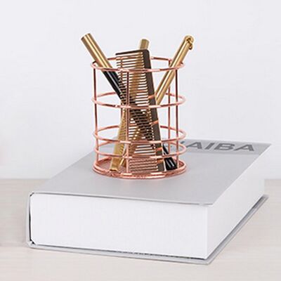 OEM Elegante Portapenne In Rete Metallica Color Oro Rosa, Organizer Da Scrivania Salvaspazio, Adatto Per La Casa E L'Ufficio. OEM Elegante Portapenne In Rete Metallica Color Oro Rosa, Organizer Da Scrivania Salvaspazio, Adatto Per La Casa E L'Ufficio.