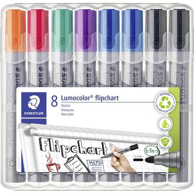 Staedtler Whiteboardmarker Lumocolor 8st Box 356 Wp8 X Marcatore Per Lavagna A Fogli Mobili Giallo, Arancione, Rosso, V Staedtler Whiteboardmarker Lumocolor 8st Box 356 Wp8 X Marcatore Per Lavagna A Fogli Mobili Giallo, Arancione, Rosso, V