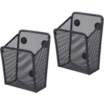 OEM 2 Portapenne Magnetici In Rete, Cestini Portaoggetti Magnetici, Scatola Portaoggetti Magnetica In Metallo Nero Per Frigorifero, Accessori Per Armadietti, Organizer Per Articoli Da Ufficio (a) OEM 2 Portapenne Magnetici In Rete, Cestini Portaoggetti Magnetici, Scatola Portaoggetti Magnetica In Metallo Nero Per Frigorifero, Accessori Per Armadietti, Organizer Per Articoli Da Ufficio (a)