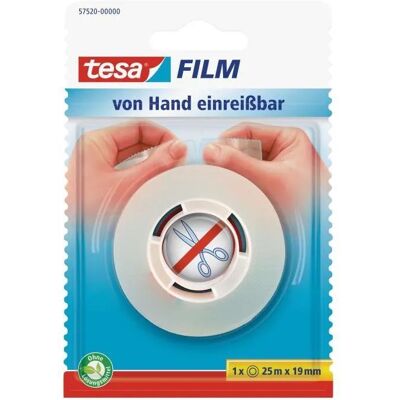 Tesa 4042448095992 Nastro Adesivo Trasparente 25m X 19mm Tesa 4042448095992 Nastro Adesivo Trasparente 25m X 19mm
