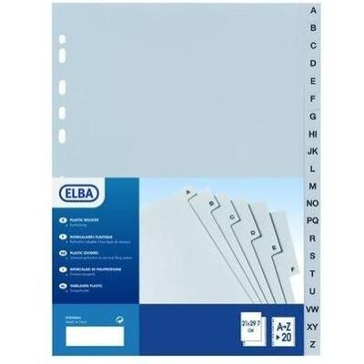Elba 400006685 Intercalare Polipropilene (pp) Multicolore Elba 400006685 Intercalare Polipropilene (pp) Multicolore