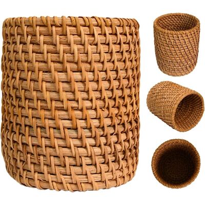 OEM Portapenne In Rattan Naturale Fatto A Mano, Portapenne Per Ufficio, Portapenne In Feltro, Portapenne In Legno Per Aula OEM Portapenne In Rattan Naturale Fatto A Mano, Portapenne Per Ufficio, Portapenne In Feltro, Portapenne In Legno Per Aula