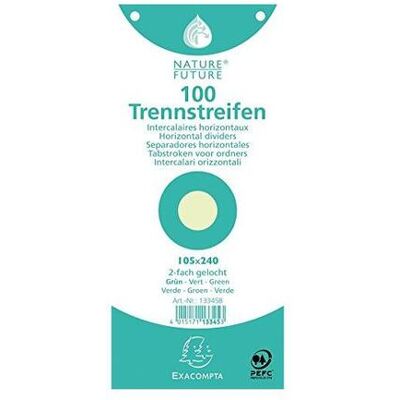 EXACOMPTA 13345b Scheda Per Indice Verde 100 Pz EXACOMPTA 13345b Scheda Per Indice Verde 100 Pz
