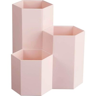 OEM Portapenne Da Scrivania, Scatola Portaoggetti Esagonale Multifunzionale E Creativa, Ideale Per Penne Stilografiche E Articoli Di Cancelleria - Rosa OEM Portapenne Da Scrivania, Scatola Portaoggetti Esagonale Multifunzionale E Creativa, Ideale Per Penne Stilografiche E Articoli Di Cancelleria - Rosa