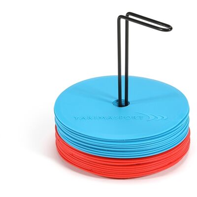 OEM Marcatori Per Campi Piani (tappetini Di Marcatura) - Set Da 20 Pezzi Blu E Rossi OEM Marcatori Per Campi Piani (tappetini Di Marcatura) - Set Da 20 Pezzi Blu E Rossi