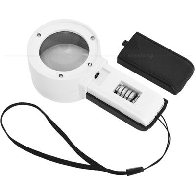 OEM Lente D'Ingrandimento Da Gioielliere 30x Con 3 Led E Luce Uv - Lenti Antigraffio - Elevata Nitidezza - Per Diamanti, Gioiellieri, Monete, Francobolli OEM Lente D'Ingrandimento Da Gioielliere 30x Con 3 Led E Luce Uv - Lenti Antigraffio - Elevata Nitidezza - Per Diamanti, Gioiellieri, Monete, Francobolli