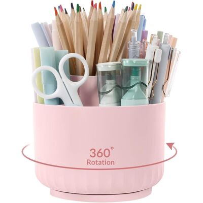 OEM Organizer Da Scrivania Girevole A 360 Gradi, Portapenne A 5 Scomparti, Ideale Per Ufficio, Scuola O Casa (rosa Chiaro) OEM Organizer Da Scrivania Girevole A 360 Gradi, Portapenne A 5 Scomparti, Ideale Per Ufficio, Scuola O Casa (rosa Chiaro)