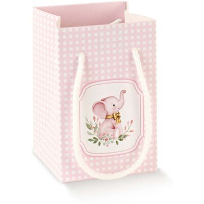 SCOTTON Shop Box Elefantino Rosa Cartoncino 9x9x14 Cm 10 Pz SCOTTON Shop Box Elefantino Rosa Cartoncino 9x9x14 Cm 10 Pz