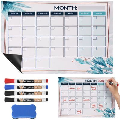 NORTHIX Agenda Magnetica Da Frigorifero, 30x40 Cm, Calendario Cancellabile A Secco. NORTHIX Agenda Magnetica Da Frigorifero, 30x40 Cm, Calendario Cancellabile A Secco.