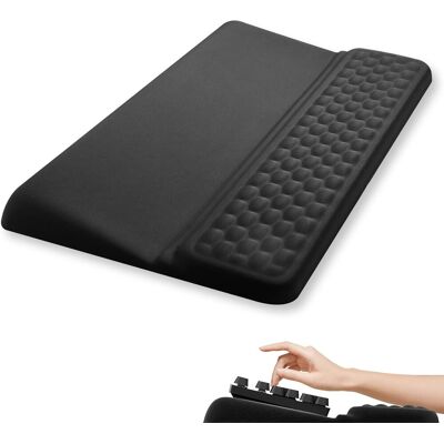 ARNAULT Poggiapolsi Ergonomico 2 In 1 Per Tastiera, Poggiapolsi Con Funzione Di Supporto, 43 Cm, Comodo Supporto Per Tastiera, Morbida Schiuma Memory, Accessorio Per Ufficio, Lavoro, Casa E Gaming (nero) ARNAULT Poggiapolsi Ergonomico 2 In 1 Per Tastiera, Poggiapolsi Con Funzione Di Supporto, 43 Cm, Comodo Supporto Per Tastiera, Morbida Schiuma Memory, Accessorio Per Ufficio, Lavoro, Casa E Gaming (nero)