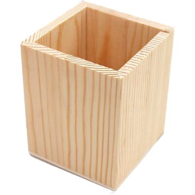 TRADE SHOP TRAESIO Trade Shop - Portapenne Legno Rettangolare 64887 Organizer 10x8cm Penne Matite Contenitore - TRADE SHOP TRAESIO Trade Shop - Portapenne Legno Rettangolare 64887 Organizer 10x8cm Penne Matite Contenitore -