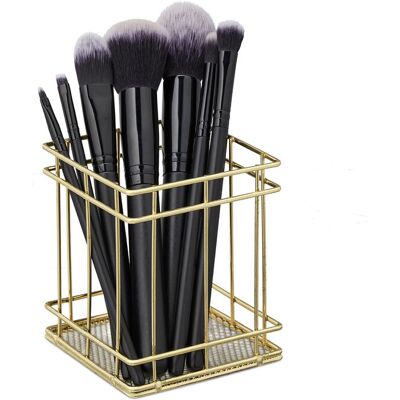 Relaxdays Portapenne in Metallo - Organizer per Pennelli e Cosmetici Relaxdays Portapenne in Metallo - Organizer per Pennelli e Cosmetici