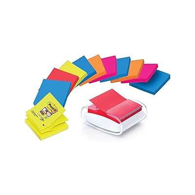 3M - Post-it Pro-z Note - Dispenser Per Banconote, Con 1 Pacchetto Di Banconote, Colore Bianco/trasparente 3M - Post-it Pro-z Note - Dispenser Per Banconote, Con 1 Pacchetto Di Banconote, Colore Bianco/trasparente
