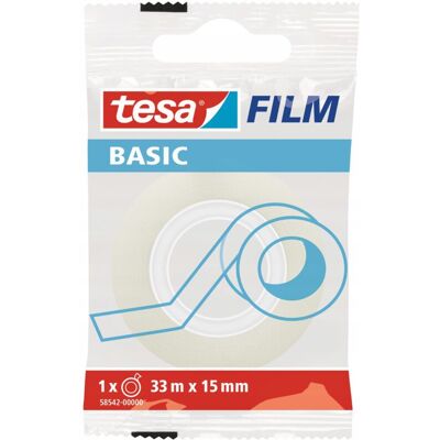 Tesa Nastro Adesivo Scolastico Basic Per Uso Ufficio 33 M X 15 Mm Tesa Nastro Adesivo Scolastico Basic Per Uso Ufficio 33 M X 15 Mm