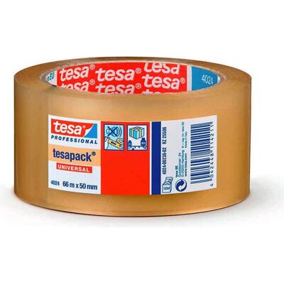 Tesa Nastro Da Imballaggio In Poliolefina Trasparente 66 M X 50 Mm 4024 Tesa Nastro Da Imballaggio In Poliolefina Trasparente 66 M X 50 Mm 4024