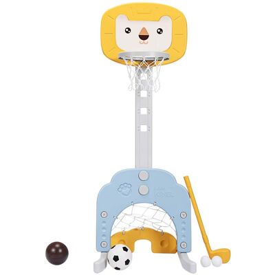 HELLOSHOP26 Canestro Da Basket 3 In 1 Set Da 1 Regolabile 54 X 51 X 149 Cm Per Interni/esterni Hdpe Giallo E Blu 200013675 HELLOSHOP26 Canestro Da Basket 3 In 1 Set Da 1 Regolabile 54 X 51 X 149 Cm Per Interni/esterni Hdpe Giallo E Blu 200013675