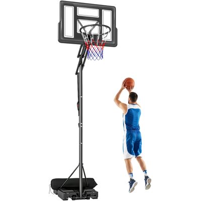 OEM Canestro Da Basket Per Esterni Con Base Riempibile E Rotelle, In Acciaio, Pe E Pc, 120x120x370 Cm OEM Canestro Da Basket Per Esterni Con Base Riempibile E Rotelle, In Acciaio, Pe E Pc, 120x120x370 Cm