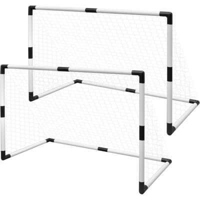 Set di portevoli da calcio HelloShop26 - 2 portevoli, plastica e poliestere, esterno Set di portevoli da calcio HelloShop26 - 2 portevoli, plastica e poliestere, esterno