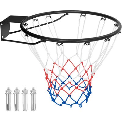 HELLOSHOP26 Canestro Da Basket Da Parete 58 X 48 X 10 Cm Facile Da Installare Struttura Robusta Stile Universale Metallo Nero 200018808 HELLOSHOP26 Canestro Da Basket Da Parete 58 X 48 X 10 Cm Facile Da Installare Struttura Robusta Stile Universale Metallo Nero 200018808