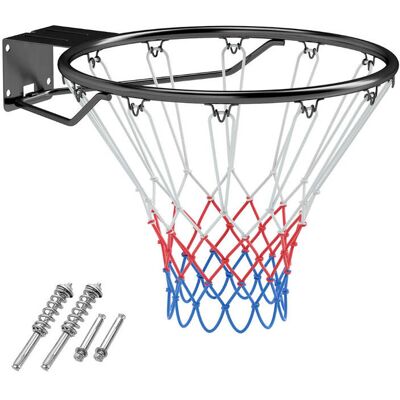 HELLOSHOP26 Canestro Da Basket Da Parete 45 Cm Con Design Ammortizzante E Robusta Finitura In Metallo Nero 200017630 HELLOSHOP26 Canestro Da Basket Da Parete 45 Cm Con Design Ammortizzante E Robusta Finitura In Metallo Nero 200017630