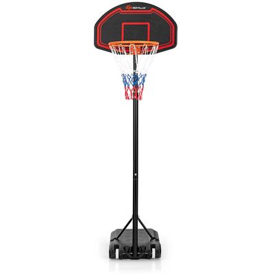 HELLOSHOP26 Canestro Da Basket Portatile Altezza Regolabile 192 X 247 Cm Per Bambini Con Telaio In Acciaio Nero E Rosso 200019341 HELLOSHOP26 Canestro Da Basket Portatile Altezza Regolabile 192 X 247 Cm Per Bambini Con Telaio In Acciaio Nero E Rosso 200019341
