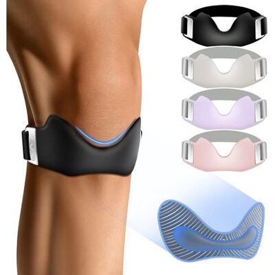 OEM Ginocchiera In Silicone Di Supporto, Regolabile E Antiscivolo, Per La Stabilità Del Ginocchio, Adatta Per Corsa, Camminata, Salti, Tendinite, Basket, Pallavolo E Squat. OEM Ginocchiera In Silicone Di Supporto, Regolabile E Antiscivolo, Per La Stabilità Del Ginocchio, Adatta Per Corsa, Camminata, Salti, Tendinite, Basket, Pallavolo E Squat.