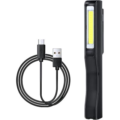 OEM Faro Da Lavoro, Faro Da Lavoro A Led Cob Ultra Luminoso Ricaricabile Con Clip Magnetica, Torcia Da 3w, Luce Da Campeggio, Luce Di Ispezione Per Garage, Campeggio, Emergenza, Ecc. OEM Faro Da Lavoro, Faro Da Lavoro A Led Cob Ultra Luminoso Ricaricabile Con Clip Magnetica, Torcia Da 3w, Luce Da Campeggio, Luce Di Ispezione Per Garage, Campeggio, Emergenza, Ecc.