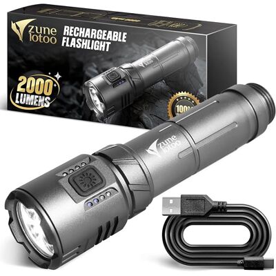 OEM Torcia Led Ricaricabile Zune Lotoo, Torcia Led Ultra Luminosa Da 2000 Lumen Con Magneti, Mini Torcia Con 5 Modalità Di Illuminazione, Impermeabile Ipx7 Per Campeggio, Escursionismo E Emergenze OEM Torcia Led Ricaricabile Zune Lotoo, Torcia Led Ultra Luminosa Da 2000 Lumen Con Magneti, Mini Torcia Con 5 Modalità Di Illuminazione, Impermeabile Ipx7 Per Campeggio, Escursionismo E Emergenze