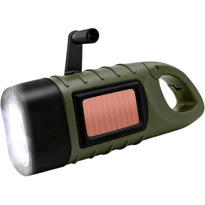 OEM Torcia Solare, Torcia A Led Di Emergenza Con Moschettone, Torcia A Dinamo Portatile A Manovella Per Campeggio All'aperto, Interruzioni Di Corrente, Ciclismo, Attrezzatura Di Emergenza (verde) OEM Torcia Solare, Torcia A Led Di Emergenza Con Moschettone, Torcia A Dinamo Portatile A Manovella Per Campeggio All'aperto, Interruzioni Di Corrente, Ciclismo, Attrezzatura Di Emergenza (verde)