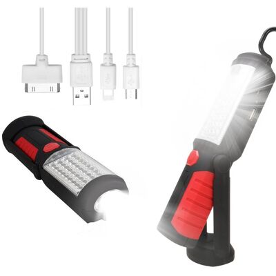 OEM Torcia Elettrica, Lampada Da Lavoro Ricaricabile, Potente Lampada Da Lavoro Ricaricabile, Lampada Da Lavoro A Led, Lampada Da Officina Con Base Magnetica, Torcia Per Auto, Officina, Campeggio Ed Emerg OEM Torcia Elettrica, Lampada Da Lavoro Ricaricabile, Potente Lampada Da Lavoro Ricaricabile, Lampada Da Lavoro A Led, Lampada Da Officina Con Base Magnetica, Torcia Per Auto, Officina, Campeggio Ed Emerg