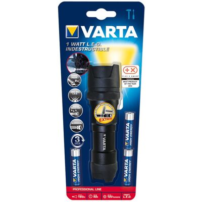 Varta - Torcia 1 W - Led Indistruttibile Light - 3 Aaa 18.700.101,421 Mila - Varta - Torcia 1 W - Led Indistruttibile Light - 3 Aaa 18.700.101,421 Mila -