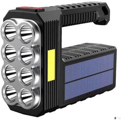 OEM Torcia Solare A 8 Led – Torcia Portatile Ricaricabile Super Luminosa – Potente Strumento Di Lavoro – Luce Brillante Per Campeggio, Casa, Lavoro – Luce Di Emergenza OEM Torcia Solare A 8 Led – Torcia Portatile Ricaricabile Super Luminosa – Potente Strumento Di Lavoro – Luce Brillante Per Campeggio, Casa, Lavoro – Luce Di Emergenza