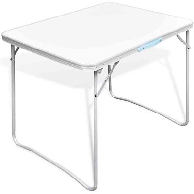 vidaXL Tavolo da campeggio bianco - Camping table vidaXL Tavolo da campeggio bianco - Camping table
