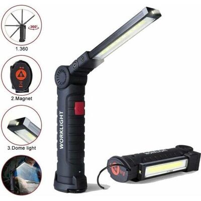 OEM Lampada Da Lavoro A Led Ricaricabile Ulisem Da 800 Lumen, Con Base Magnetica E 5 Modalità Per Garage, Campeggio, Emergenze, Torcia A Led Portatile. OEM Lampada Da Lavoro A Led Ricaricabile Ulisem Da 800 Lumen, Con Base Magnetica E 5 Modalità Per Garage, Campeggio, Emergenze, Torcia A Led Portatile.