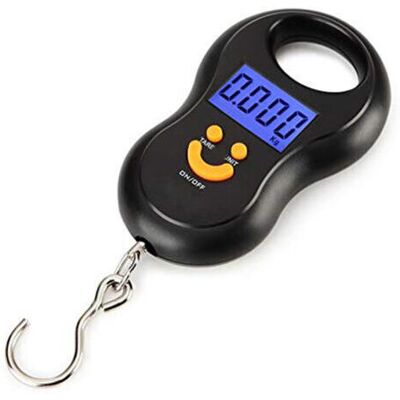 OEM Bilancia Elettronica Nera Da Appendere, 50 Kg 10 G, Display Digitale Lcd Retroilluminato, Ideale Per La Pesca, Come Bilancia Tascabile O Per Bagagli OEM Bilancia Elettronica Nera Da Appendere, 50 Kg 10 G, Display Digitale Lcd Retroilluminato, Ideale Per La Pesca, Come Bilancia Tascabile O Per Bagagli