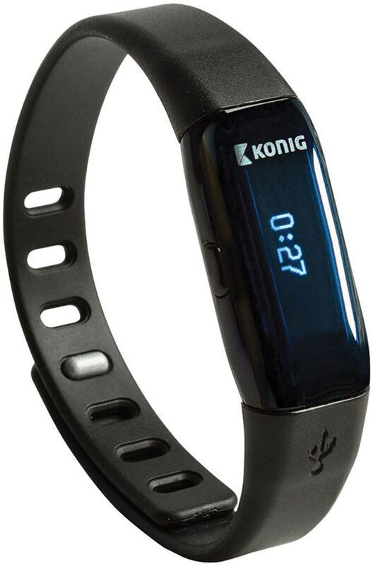 VETRINEINRETE Braccialetto da Fitness Bluetooth 4.0 con Cinturino xl Funzione di Orologio Sveglia contapassi Conta Calorie Sleep Tracker Tablet Android Smartphone