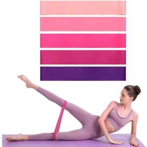 LIIYIELA Set Di 5 Elastici Per Il Rafforzamento Muscolare, Fasce Di Resistenza Per L'Allenamento Addominale E Dei Glutei, Adatti Per Yoga E Pilates, Con Manuale Di Istruzioni E Borsa ( LIIYIELA Set Di 5 Elastici Per Il Rafforzamento Muscolare, Fasce Di Resistenza Per L'Allenamento Addominale E Dei Glutei, Adatti Per Yoga E Pilates, Con Manuale Di Istruzioni E Borsa (