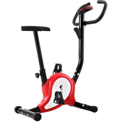 VIDAXL Cyclette Ellittica Con Cinghia Di Resistenza Rossa - VIDAXL Cyclette Ellittica Con Cinghia Di Resistenza Rossa -