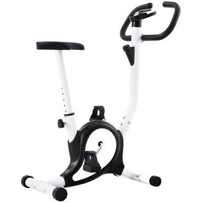 VIDAXL Cyclette Ellittica Con Cinghia Di Resistenza Nera - VIDAXL Cyclette Ellittica Con Cinghia Di Resistenza Nera -