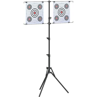 VIDAXL Supporto Per Bersaglio Nero E Bianco 82,5 X 51 X 150 Cm Metallo VIDAXL Supporto Per Bersaglio Nero E Bianco 82,5 X 51 X 150 Cm Metallo