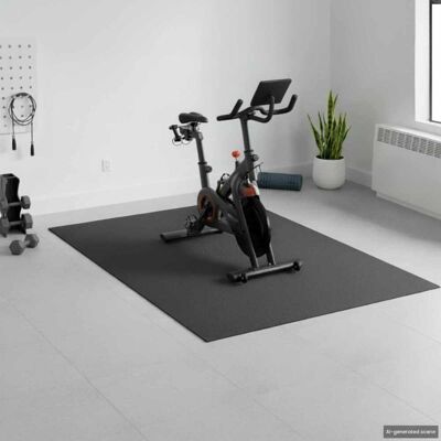 VIDAXL Tappetino Di Protezione Sportiva Nero 213 X 152 X 0,6 Cm VIDAXL Tappetino Di Protezione Sportiva Nero 213 X 152 X 0,6 Cm