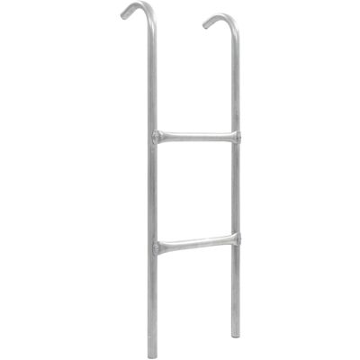 Scala per trampolino a 2 livelli in acciaio argento 102,6 cm vidaXL - Accessorio per trampolino Scala per trampolino a 2 livelli in acciaio argento 102,6 cm vidaXL - Accessorio per trampolino