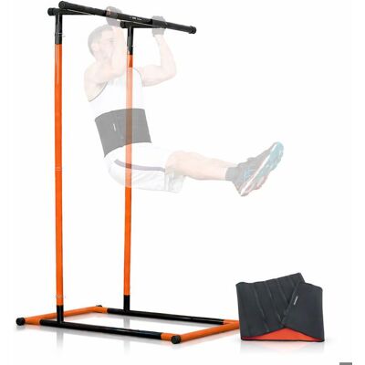 INNOVAGOODS Stazione Per Trazioni Fitness, Cintura Sportiva Effetto Sauna E Guida Agli Esercizi Barre Per Trazione - Dip Station INNOVAGOODS Stazione Per Trazioni Fitness, Cintura Sportiva Effetto Sauna E Guida Agli Esercizi Barre Per Trazione - Dip Station