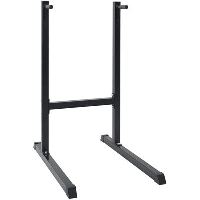 VIDAXL Stazione Per Dips Nero 103,5 X 66,5 X 121,5 Cm VIDAXL Stazione Per Dips Nero 103,5 X 66,5 X 121,5 Cm